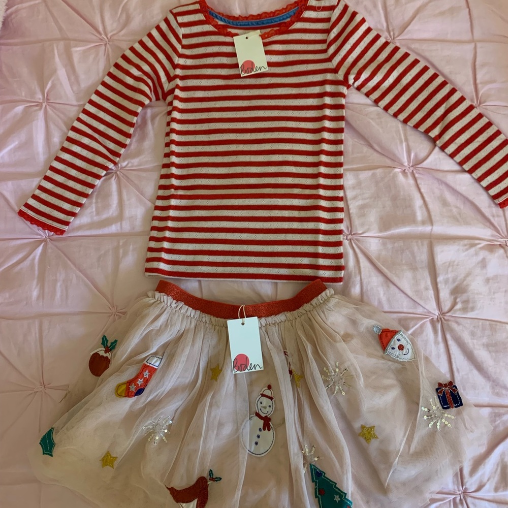 Mini Boden Christmas outfit